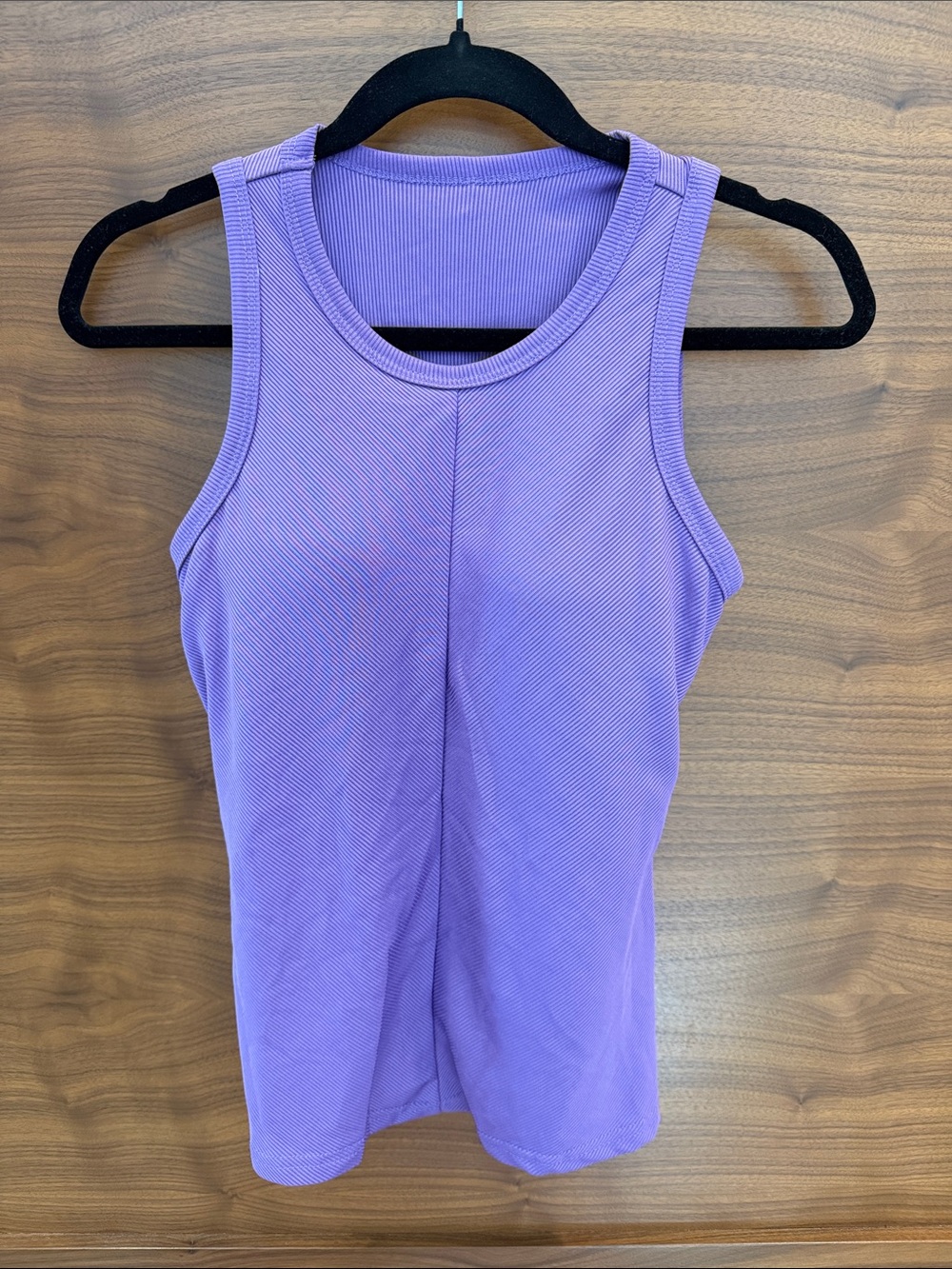 Sleeveless Ribbed Tank Top - Lavender